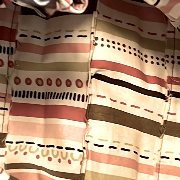 NWOT Patchwork Handbag with Tie Closure - Picture 9 of 10